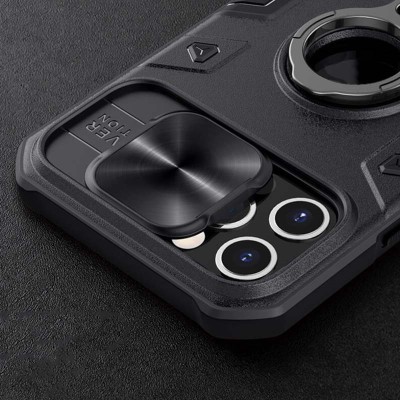 TPU+PC чехол Nillkin CamShield Armor (шторка на камеру) для Apple iPhone 12 Pro / 12 (6.1") Черный - 4 TPU+PC чехол Nillkin CamShield Armor (шторка на камеру) для Apple iPhone 12 Pro / 12 (6.1") Черный - 4