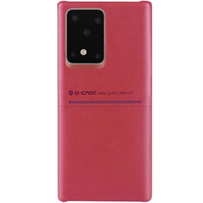Кожаная накладка G-Case Cardcool Series для Samsung Galaxy S20 Ultra Красный Кожаная накладка G-Case Cardcool Series для Samsung Galaxy S20 Ultra Красный