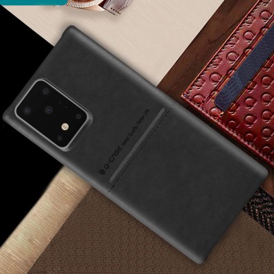 Кожаная накладка G-Case Cardcool Series для Samsung Galaxy S20 Ultra Черный Кожаная накладка G-Case Cardcool Series для Samsung Galaxy S20 Ultra Черный
