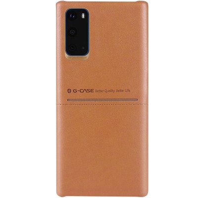 Кожаная накладка G-Case Cardcool Series для Samsung Galaxy S20 Коричневый Кожаная накладка G-Case Cardcool Series для Samsung Galaxy S20 Коричневый