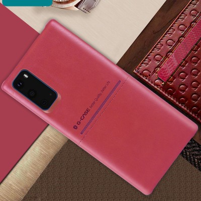 Кожаная накладка G-Case Cardcool Series для Samsung Galaxy S20 Красный Кожаная накладка G-Case Cardcool Series для Samsung Galaxy S20 Красный