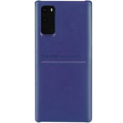 Кожаная накладка G-Case Cardcool Series для Samsung Galaxy S20 Синий Кожаная накладка G-Case Cardcool Series для Samsung Galaxy S20 Синий