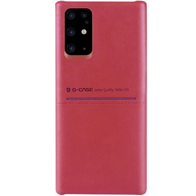 Кожаная накладка G-Case Cardcool Series для Samsung Galaxy S20+ Красный Кожаная накладка G-Case Cardcool Series для Samsung Galaxy S20+ Красный