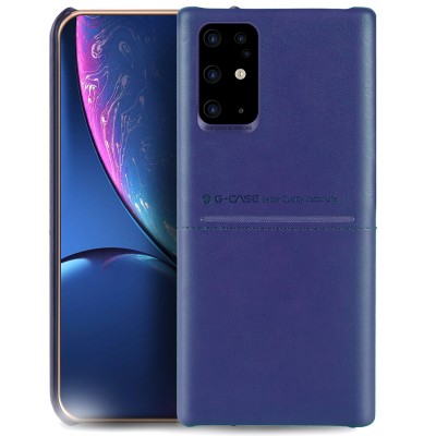 Кожаная накладка G-Case Cardcool Series для Samsung Galaxy S20+ Синий Кожаная накладка G-Case Cardcool Series для Samsung Galaxy S20+ Синий
