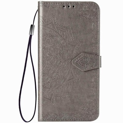 Кожаный чехол (книжка) Art Case с визитницей для Huawei Y5p Серый Кожаный чехол (книжка) Art Case с визитницей для Huawei Y5p Серый