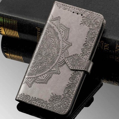 Кожаный чехол (книжка) Art Case с визитницей для Huawei Y5p Серый Кожаный чехол (книжка) Art Case с визитницей для Huawei Y5p Серый
