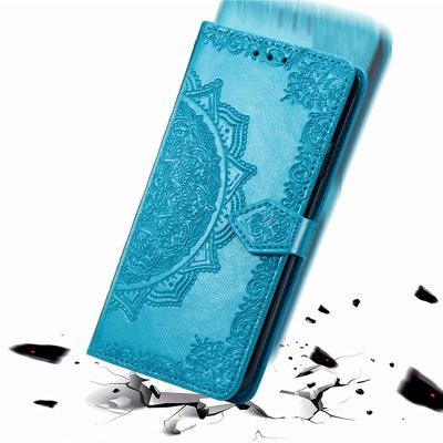 Кожаный чехол (книжка) Art Case с визитницей для Oppo A15 / A15s Синий Кожаный чехол (книжка) Art Case с визитницей для Oppo A15 / A15s Синий