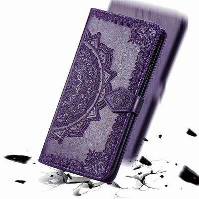 Кожаный чехол (книжка) Art Case с визитницей для Oppo A15 / A15s Фиолетовый Кожаный чехол (книжка) Art Case с визитницей для Oppo A15 / A15s Фиолетовый
