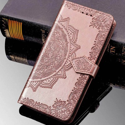 Кожаный чехол (книжка) Art Case с визитницей для Oppo A52 / A72 / A92 Розовый Кожаный чехол (книжка) Art Case с визитницей для Oppo A52 / A72 / A92 Розовый