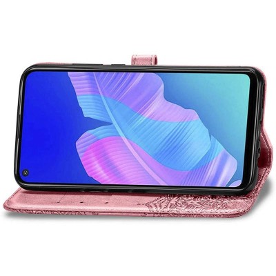 Кожаный чехол (книжка) Art Case с визитницей для Oppo A52 / A72 / A92 Розовый Кожаный чехол (книжка) Art Case с визитницей для Oppo A52 / A72 / A92 Розовый