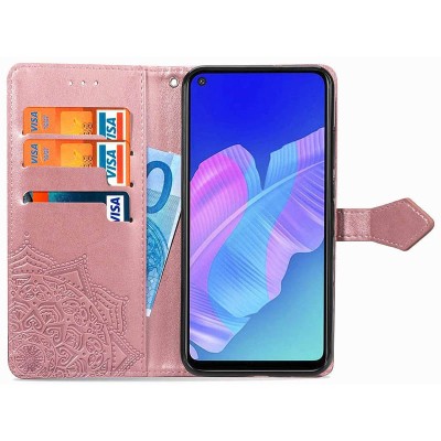 Кожаный чехол (книжка) Art Case с визитницей для Oppo A52 / A72 / A92 Розовый Кожаный чехол (книжка) Art Case с визитницей для Oppo A52 / A72 / A92 Розовый