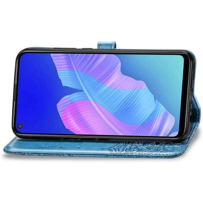Кожаный чехол (книжка) Art Case с визитницей для Oppo A52 / A72 / A92 Синий Кожаный чехол (книжка) Art Case с визитницей для Oppo A52 / A72 / A92 Синий