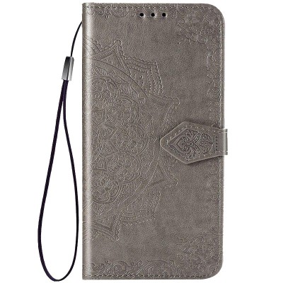 Кожаный чехол (книжка) Art Case с визитницей для Oppo A5s / Oppo A12 Серый Кожаный чехол (книжка) Art Case с визитницей для Oppo A5s / Oppo A12 Серый