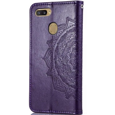 Кожаный чехол (книжка) Art Case с визитницей для Oppo A5s / Oppo A12 Фиолетовый Кожаный чехол (книжка) Art Case с визитницей для Oppo A5s / Oppo A12 Фиолетовый