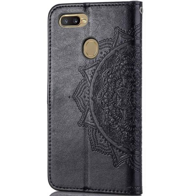 Кожаный чехол (книжка) Art Case с визитницей для Oppo A5s / Oppo A12 Черный Кожаный чехол (книжка) Art Case с визитницей для Oppo A5s / Oppo A12 Черный