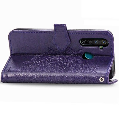 Кожаный чехол (книжка) Art Case с визитницей для Realme 5 / 6i Фиолетовый Кожаный чехол (книжка) Art Case с визитницей для Realme 5 / 6i Фиолетовый