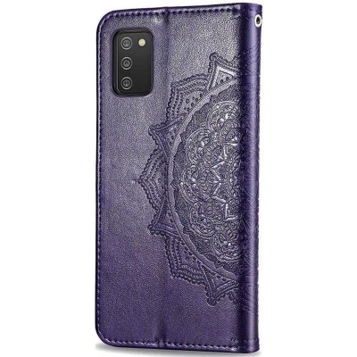 Кожаный чехол (книжка) Art Case с визитницей для Samsung Galaxy A03s Фиолетовый Кожаный чехол (книжка) Art Case с визитницей для Samsung Galaxy A03s Фиолетовый