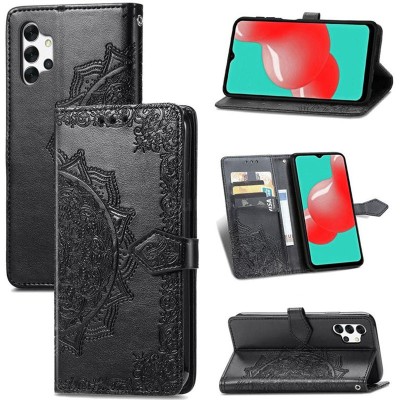 Кожаный чехол (книжка) Art Case с визитницей для Samsung Galaxy A32 4G Черный Кожаный чехол (книжка) Art Case с визитницей для Samsung Galaxy A32 4G Черный