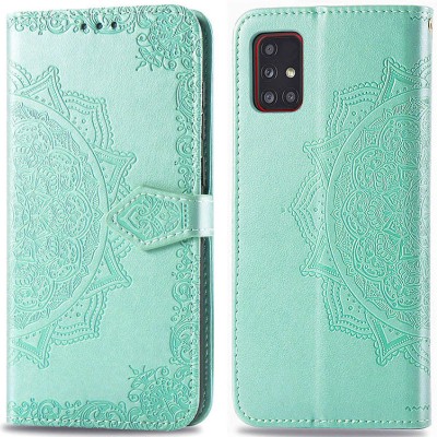 Кожаный чехол (книжка) Art Case с визитницей для Samsung Galaxy M31s Бирюзовый Кожаный чехол (книжка) Art Case с визитницей для Samsung Galaxy M31s Бирюзовый
