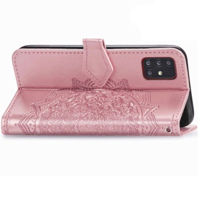 Кожаный чехол (книжка) Art Case с визитницей для Samsung Galaxy M31s Розовый Кожаный чехол (книжка) Art Case с визитницей для Samsung Galaxy M31s Розовый