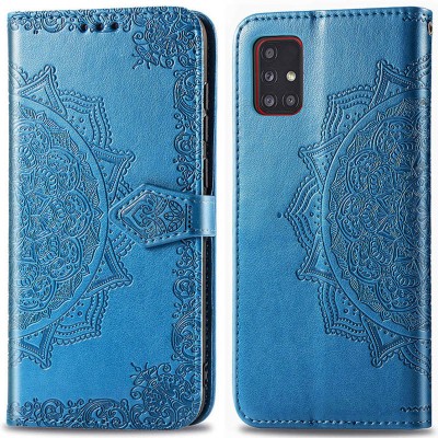 Кожаный чехол (книжка) Art Case с визитницей для Samsung Galaxy M31s Синий Кожаный чехол (книжка) Art Case с визитницей для Samsung Galaxy M31s Синий
