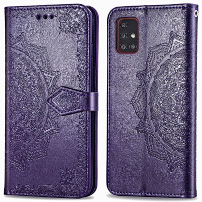 Кожаный чехол (книжка) Art Case с визитницей для Samsung Galaxy M31s Фиолетовый Кожаный чехол (книжка) Art Case с визитницей для Samsung Galaxy M31s Фиолетовый