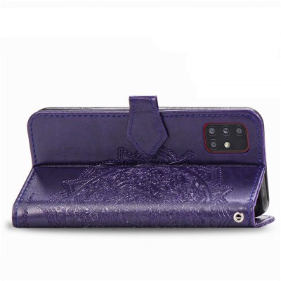 Кожаный чехол (книжка) Art Case с визитницей для Samsung Galaxy M31s Фиолетовый Кожаный чехол (книжка) Art Case с визитницей для Samsung Galaxy M31s Фиолетовый