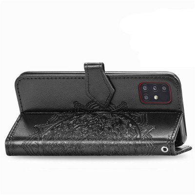 Кожаный чехол (книжка) Art Case с визитницей для Samsung Galaxy M31s Черный Кожаный чехол (книжка) Art Case с визитницей для Samsung Galaxy M31s Черный