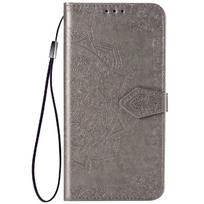 Кожаный чехол (книжка) Art Case с визитницей для TECNO Spark 5 Pro Серый Кожаный чехол (книжка) Art Case с визитницей для TECNO Spark 5 Pro Серый