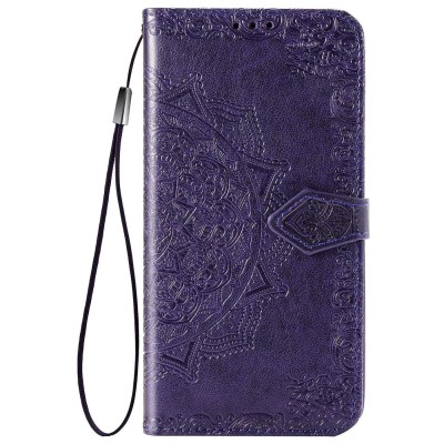 Кожаный чехол (книжка) Art Case с визитницей для TECNO Spark 5 Pro Фиолетовый Кожаный чехол (книжка) Art Case с визитницей для TECNO Spark 5 Pro Фиолетовый