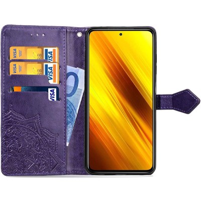Кожаный чехол (книжка) Art Case с визитницей для TECNO Spark 5 Pro Фиолетовый Кожаный чехол (книжка) Art Case с визитницей для TECNO Spark 5 Pro Фиолетовый