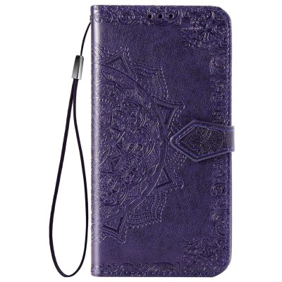Кожаный чехол (книжка) Art Case с визитницей для TECNO Spark 6 Фиолетовый Кожаный чехол (книжка) Art Case с визитницей для TECNO Spark 6 Фиолетовый