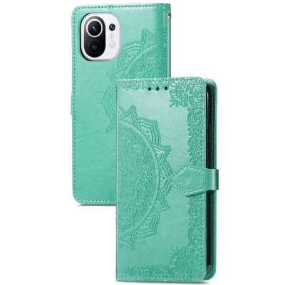 Кожаный чехол (книжка) Art Case с визитницей для Xiaomi Mi 11 Lite Бирюзовый Кожаный чехол (книжка) Art Case с визитницей для Xiaomi Mi 11 Lite Бирюзовый