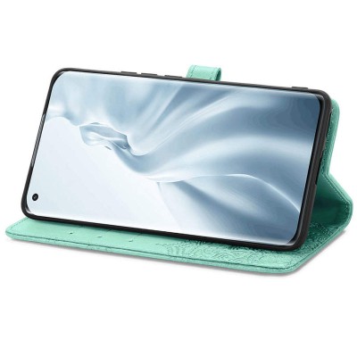 Кожаный чехол (книжка) Art Case с визитницей для Xiaomi Mi 11 Lite Бирюзовый Кожаный чехол (книжка) Art Case с визитницей для Xiaomi Mi 11 Lite Бирюзовый