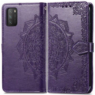 Кожаный чехол (книжка) Art Case с визитницей для Xiaomi Poco M3 Фиолетовый Кожаный чехол (книжка) Art Case с визитницей для Xiaomi Poco M3 Фиолетовый