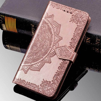 Кожаный чехол (книжка) Art Case с визитницей для Xiaomi Redmi 9C Розовый Кожаный чехол (книжка) Art Case с визитницей для Xiaomi Redmi 9C Розовый