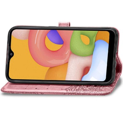 Кожаный чехол (книжка) Art Case с визитницей для Xiaomi Redmi 9C Розовый Кожаный чехол (книжка) Art Case с визитницей для Xiaomi Redmi 9C Розовый