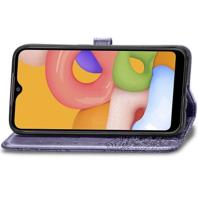 Кожаный чехол (книжка) Art Case с визитницей для Xiaomi Redmi 9C Фиолетовый Кожаный чехол (книжка) Art Case с визитницей для Xiaomi Redmi 9C Фиолетовый