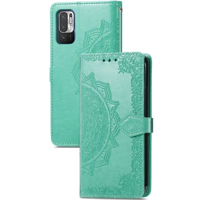 Кожаный чехол (книжка) Art Case с визитницей для Xiaomi Redmi Note 10 5G / Poco M3 Pro Бирюзовый Кожаный чехол (книжка) Art Case с визитницей для Xiaomi Redmi Note 10 5G / Poco M3 Pro Бирюзовый