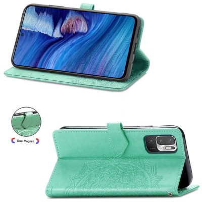 Кожаный чехол (книжка) Art Case с визитницей для Xiaomi Redmi Note 10 5G / Poco M3 Pro Бирюзовый Кожаный чехол (книжка) Art Case с визитницей для Xiaomi Redmi Note 10 5G / Poco M3 Pro Бирюзовый