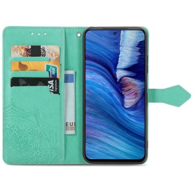 Кожаный чехол (книжка) Art Case с визитницей для Xiaomi Redmi Note 10 5G / Poco M3 Pro Бирюзовый Кожаный чехол (книжка) Art Case с визитницей для Xiaomi Redmi Note 10 5G / Poco M3 Pro Бирюзовый