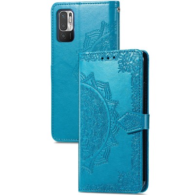 Кожаный чехол (книжка) Art Case с визитницей для Xiaomi Redmi Note 10 5G / Poco M3 Pro Синий Кожаный чехол (книжка) Art Case с визитницей для Xiaomi Redmi Note 10 5G / Poco M3 Pro Синий