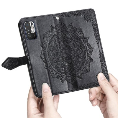 Кожаный чехол (книжка) Art Case с визитницей для Xiaomi Redmi Note 10 5G / Poco M3 Pro Черный Кожаный чехол (книжка) Art Case с визитницей для Xiaomi Redmi Note 10 5G / Poco M3 Pro Черный