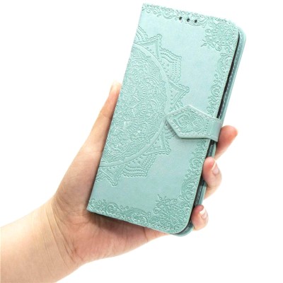 Кожаный чехол (книжка) Art Case с визитницей для Xiaomi Redmi Note 9 / Redmi 10X Бирюзовый Кожаный чехол (книжка) Art Case с визитницей для Xiaomi Redmi Note 9 / Redmi 10X Бирюзовый
