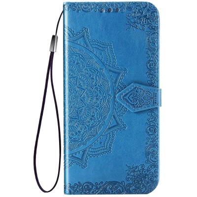 Кожаный чехол (книжка) Art Case с визитницей для Xiaomi Redmi Note 9 / Redmi 10X Синий Кожаный чехол (книжка) Art Case с визитницей для Xiaomi Redmi Note 9 / Redmi 10X Синий