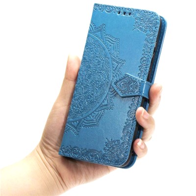 Кожаный чехол (книжка) Art Case с визитницей для Xiaomi Redmi Note 9 / Redmi 10X Синий Кожаный чехол (книжка) Art Case с визитницей для Xiaomi Redmi Note 9 / Redmi 10X Синий