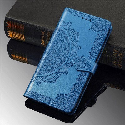 Кожаный чехол (книжка) Art Case с визитницей для Xiaomi Redmi Note 9 / Redmi 10X Синий Кожаный чехол (книжка) Art Case с визитницей для Xiaomi Redmi Note 9 / Redmi 10X Синий