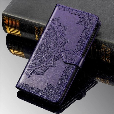 Кожаный чехол (книжка) Art Case с визитницей для Xiaomi Redmi Note 9 / Redmi 10X Фиолетовый Кожаный чехол (книжка) Art Case с визитницей для Xiaomi Redmi Note 9 / Redmi 10X Фиолетовый
