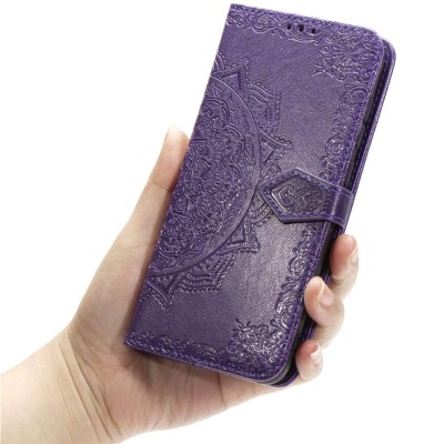 Кожаный чехол (книжка) Art Case с визитницей для Xiaomi Redmi Note 9 / Redmi 10X Фиолетовый Кожаный чехол (книжка) Art Case с визитницей для Xiaomi Redmi Note 9 / Redmi 10X Фиолетовый