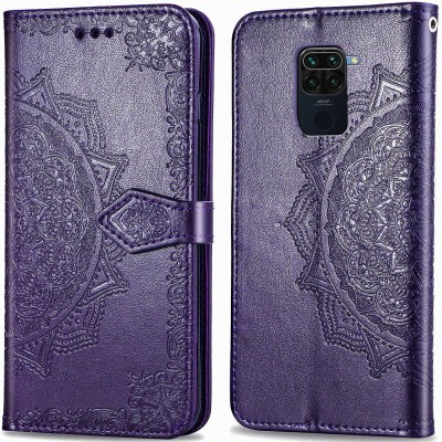 Кожаный чехол (книжка) Art Case с визитницей для Xiaomi Redmi Note 9 / Redmi 10X Фиолетовый Кожаный чехол (книжка) Art Case с визитницей для Xiaomi Redmi Note 9 / Redmi 10X Фиолетовый